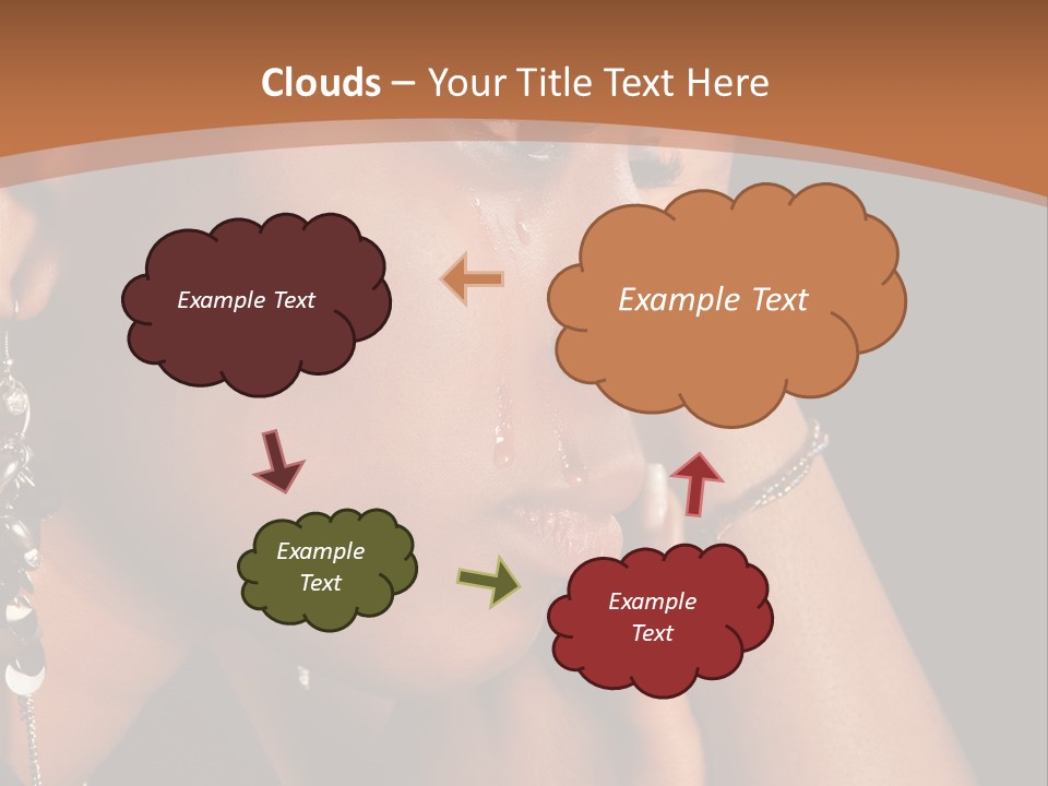 African Ghanese Sadness PowerPoint Template