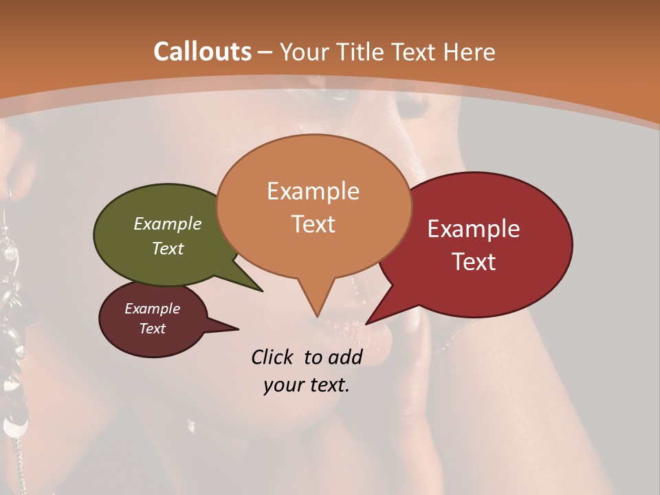 African Ghanese Sadness PowerPoint Template