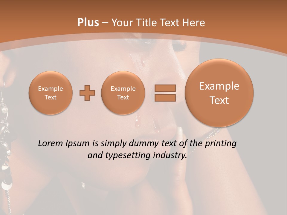 African Ghanese Sadness PowerPoint Template