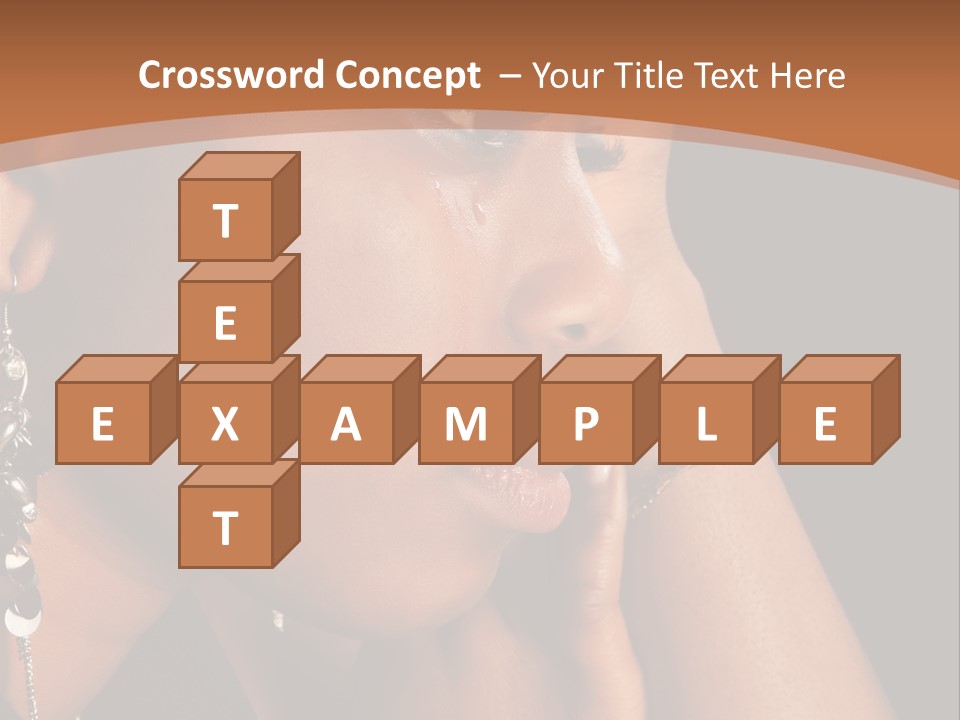 African Ghanese Sadness PowerPoint Template