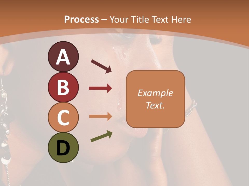 African Ghanese Sadness PowerPoint Template