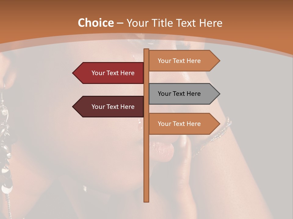 African Ghanese Sadness PowerPoint Template