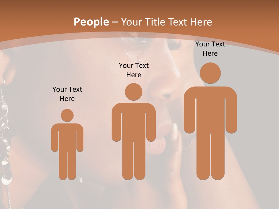 African Ghanese Sadness PowerPoint Template