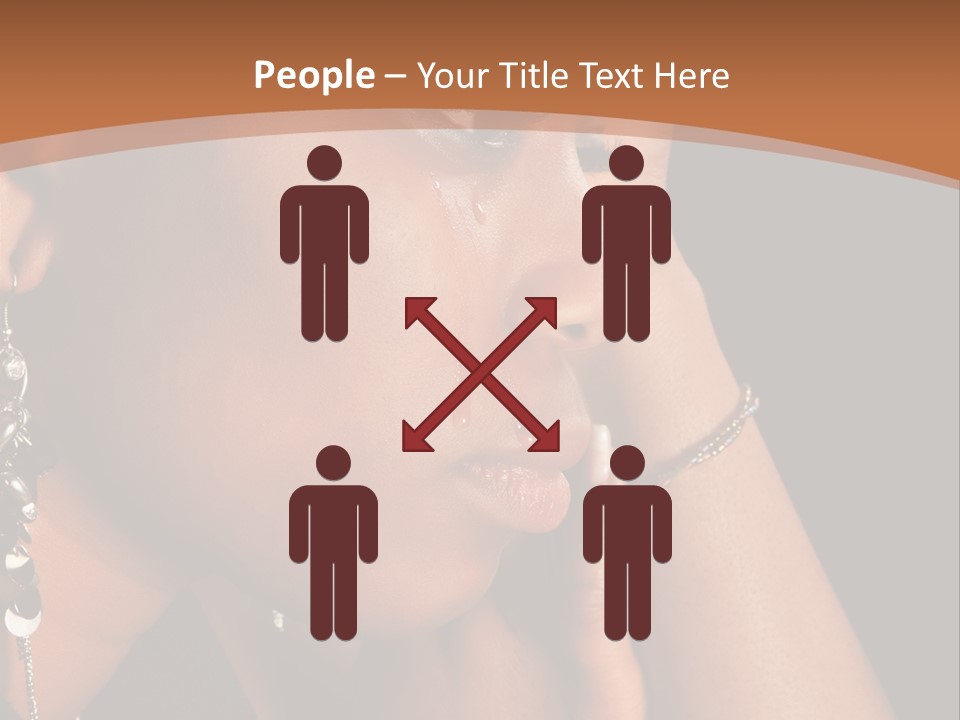 African Ghanese Sadness PowerPoint Template