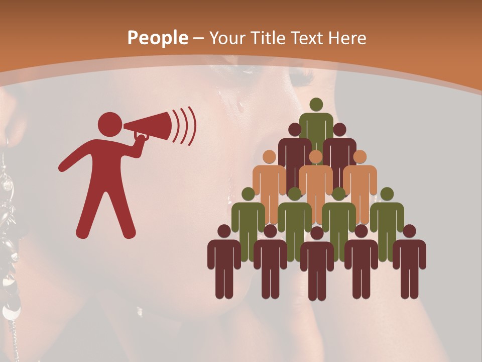 African Ghanese Sadness PowerPoint Template