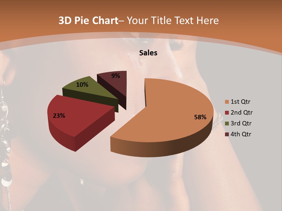 African Ghanese Sadness PowerPoint Template