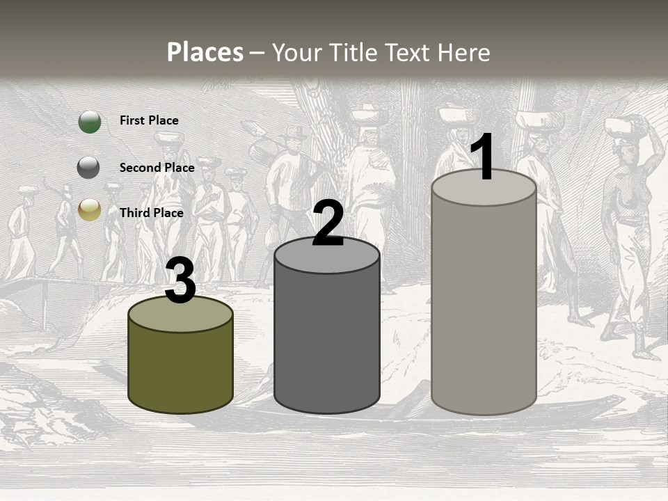 Revival Slavery Illustrated PowerPoint Template