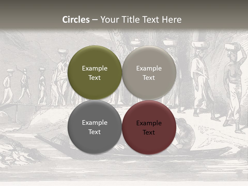 Revival Slavery Illustrated PowerPoint Template