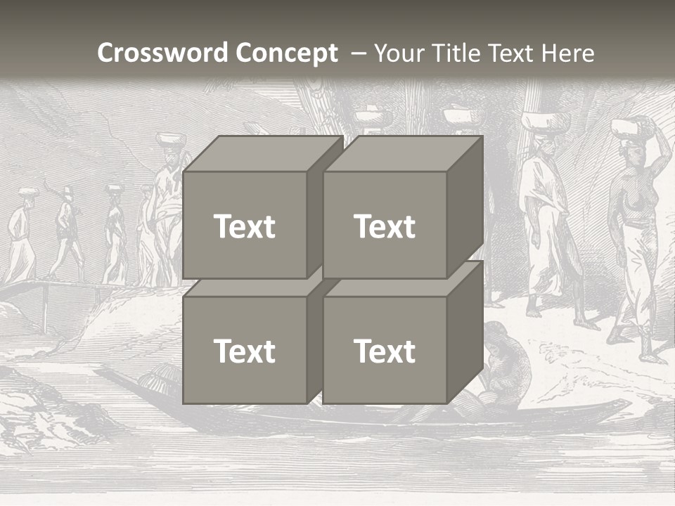 Revival Slavery Illustrated PowerPoint Template