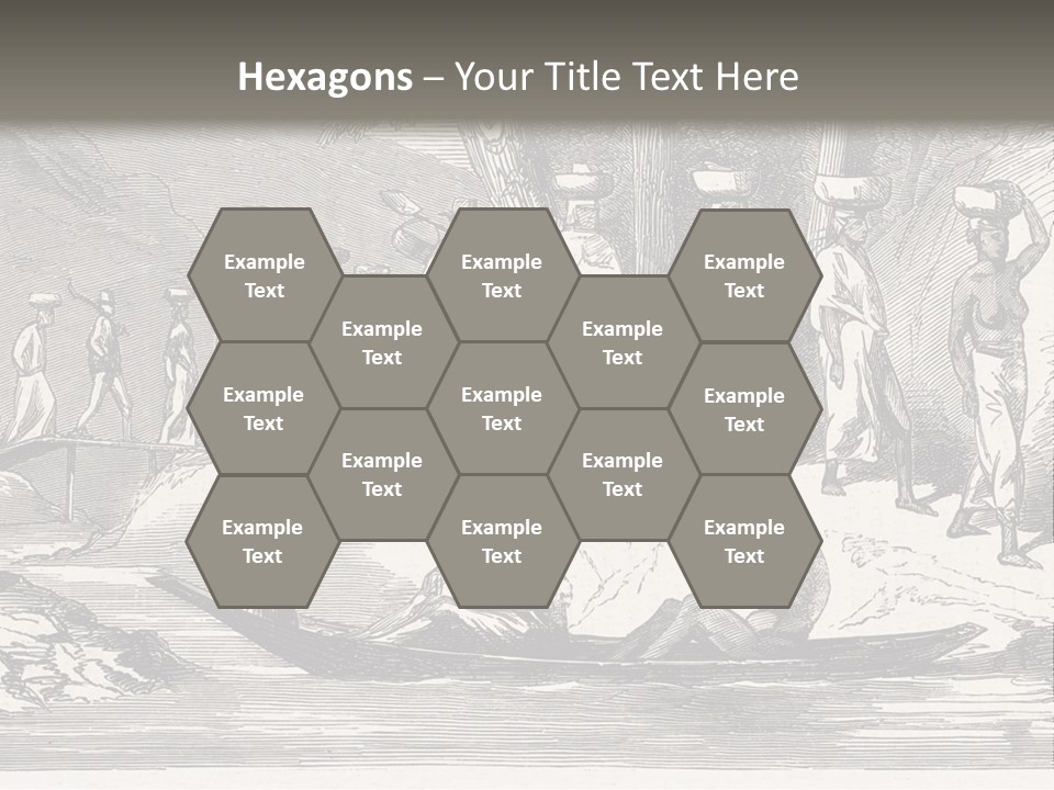 Revival Slavery Illustrated PowerPoint Template