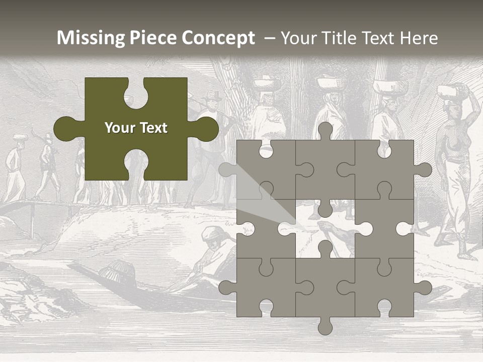 Revival Slavery Illustrated PowerPoint Template