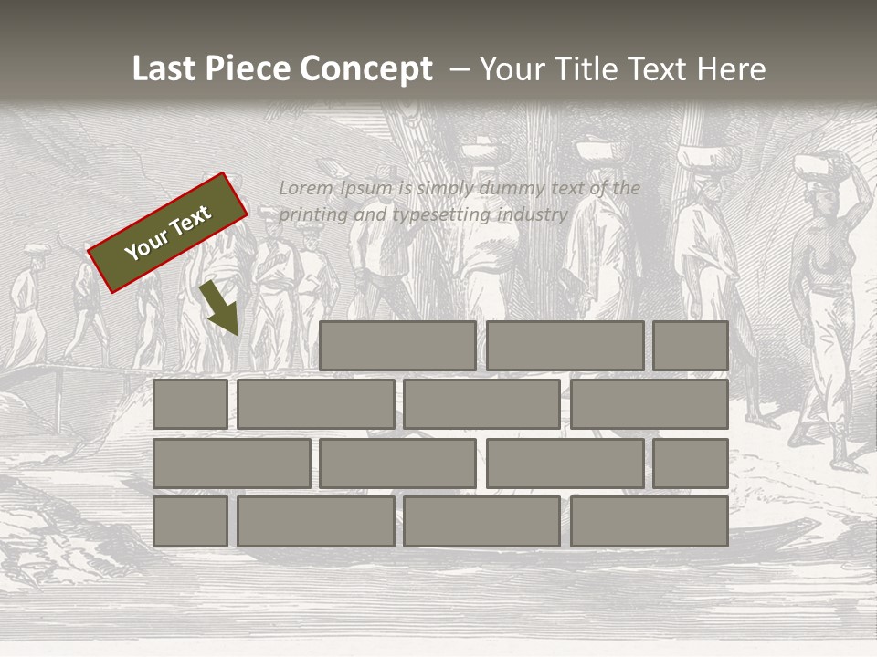 Revival Slavery Illustrated PowerPoint Template