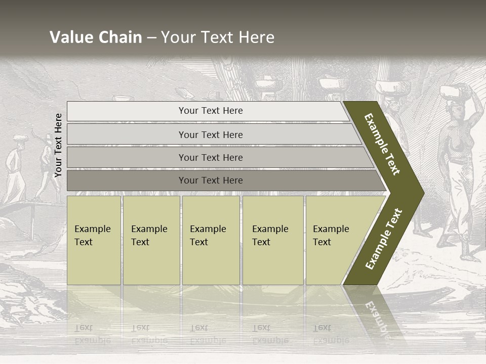 Revival Slavery Illustrated PowerPoint Template