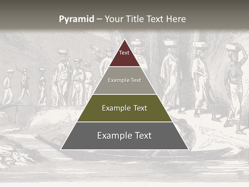 Revival Slavery Illustrated PowerPoint Template