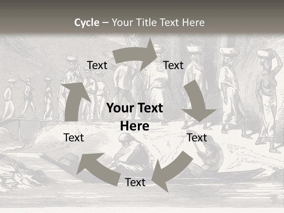 Revival Slavery Illustrated PowerPoint Template