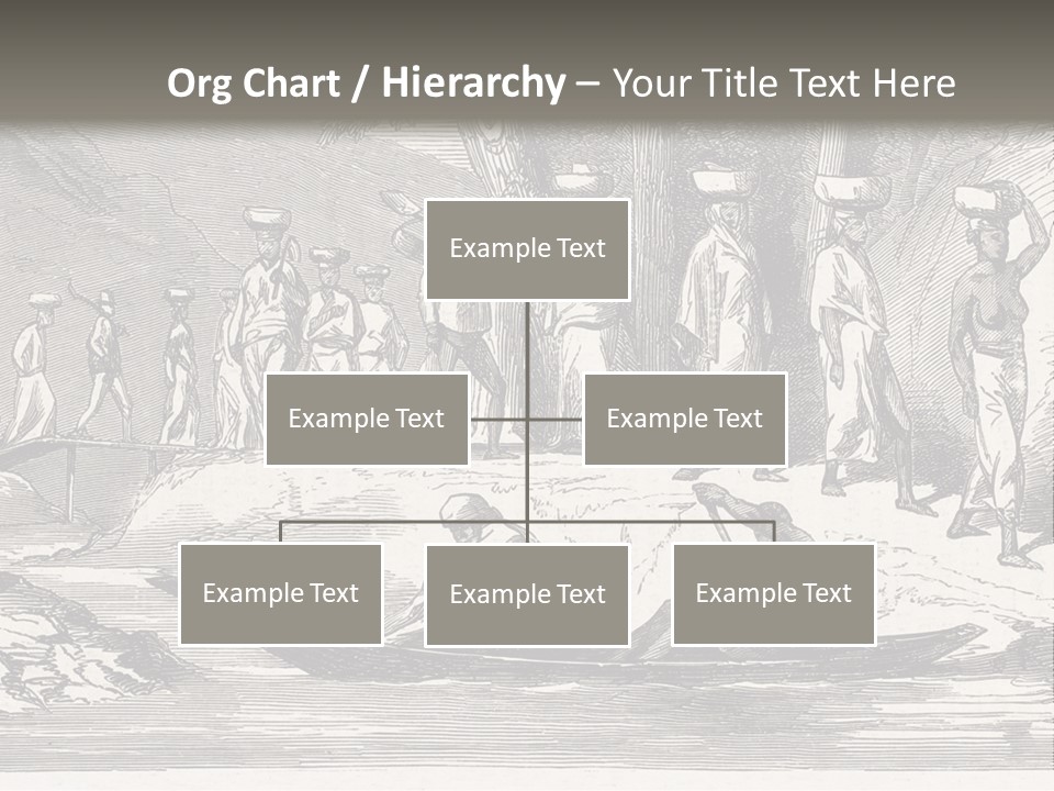 Revival Slavery Illustrated PowerPoint Template