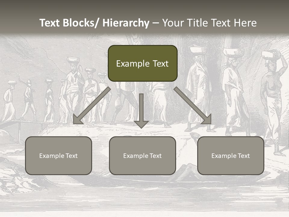 Revival Slavery Illustrated PowerPoint Template
