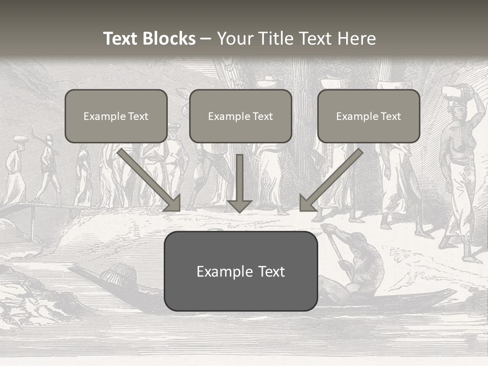 Revival Slavery Illustrated PowerPoint Template