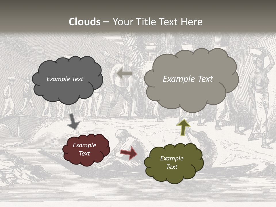 Revival Slavery Illustrated PowerPoint Template