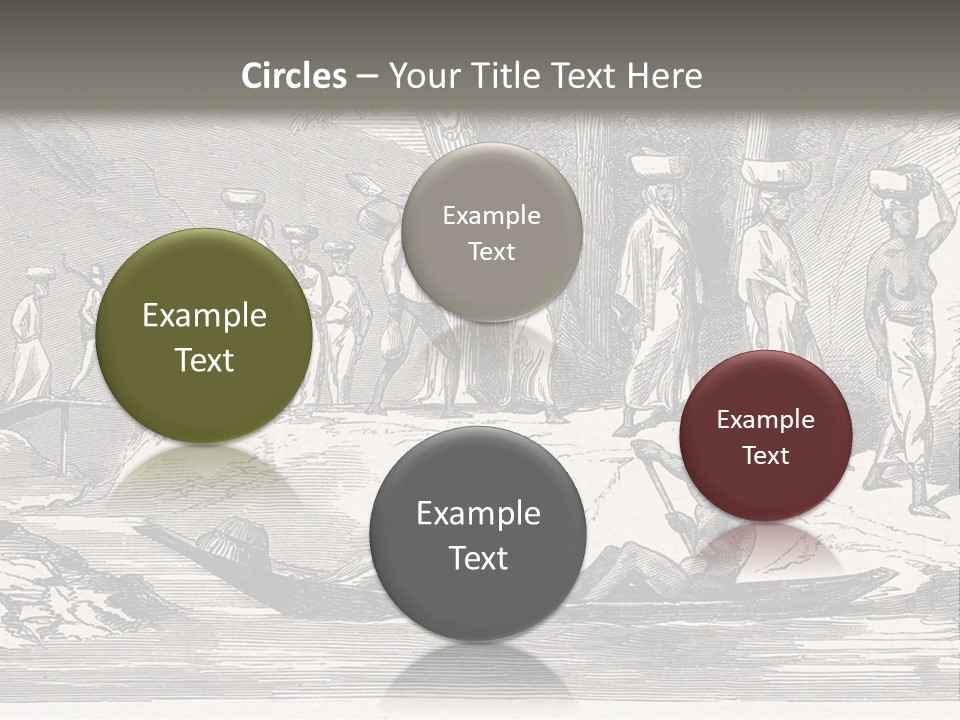 Revival Slavery Illustrated PowerPoint Template