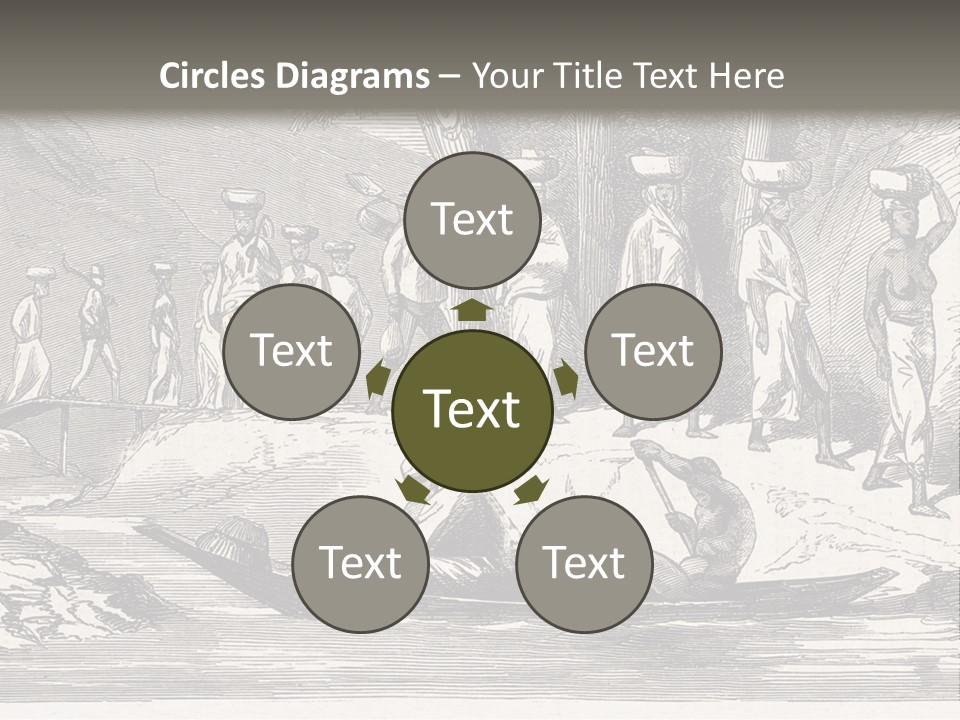 Revival Slavery Illustrated PowerPoint Template