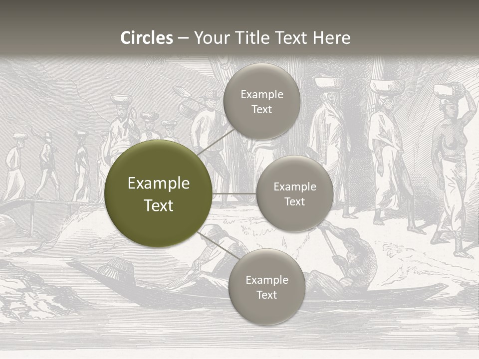 Revival Slavery Illustrated PowerPoint Template