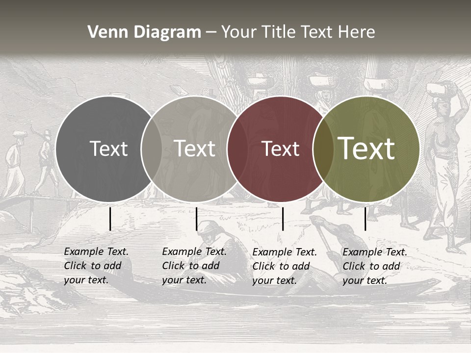 Revival Slavery Illustrated PowerPoint Template