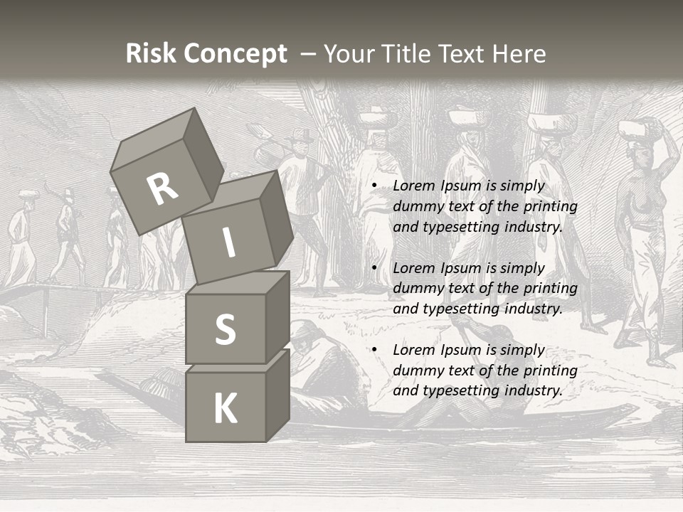 Revival Slavery Illustrated PowerPoint Template