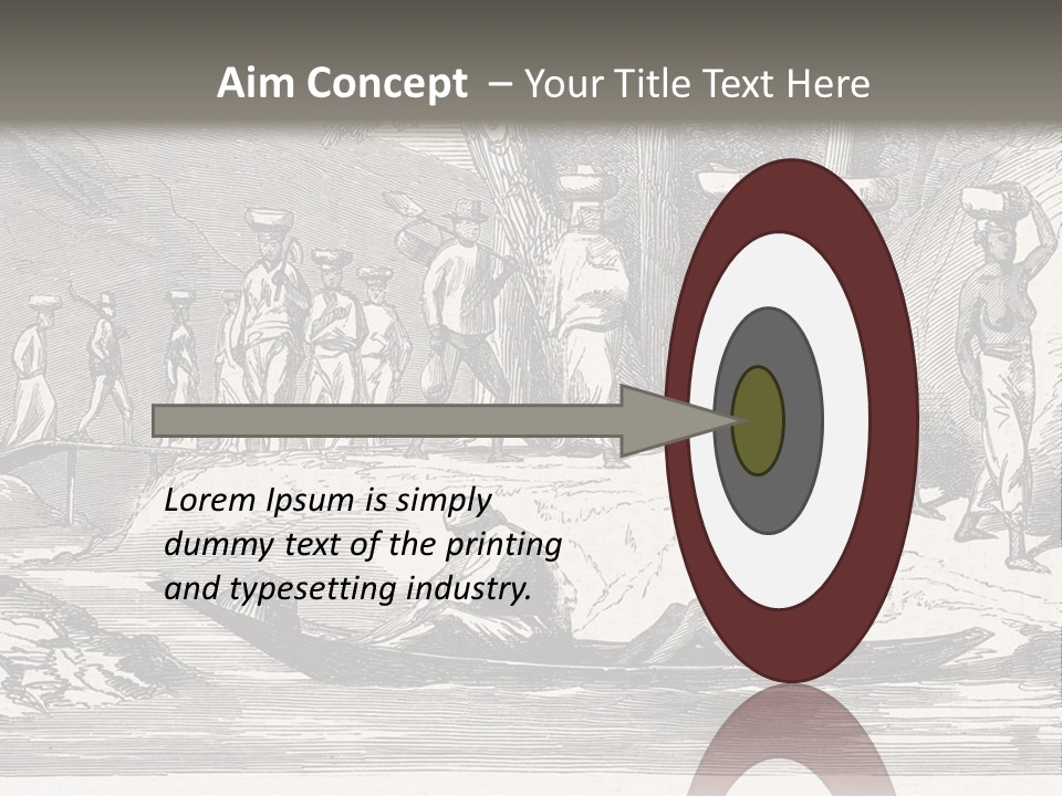 Revival Slavery Illustrated PowerPoint Template