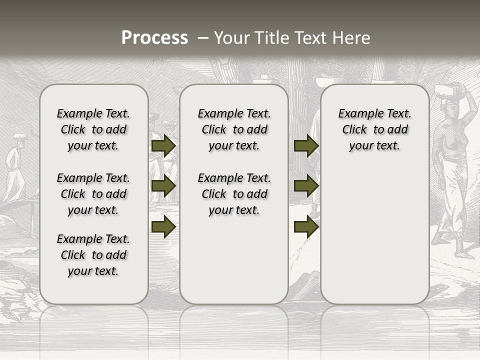 Revival Slavery Illustrated PowerPoint Template