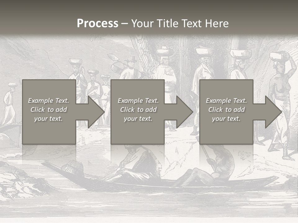 Revival Slavery Illustrated PowerPoint Template