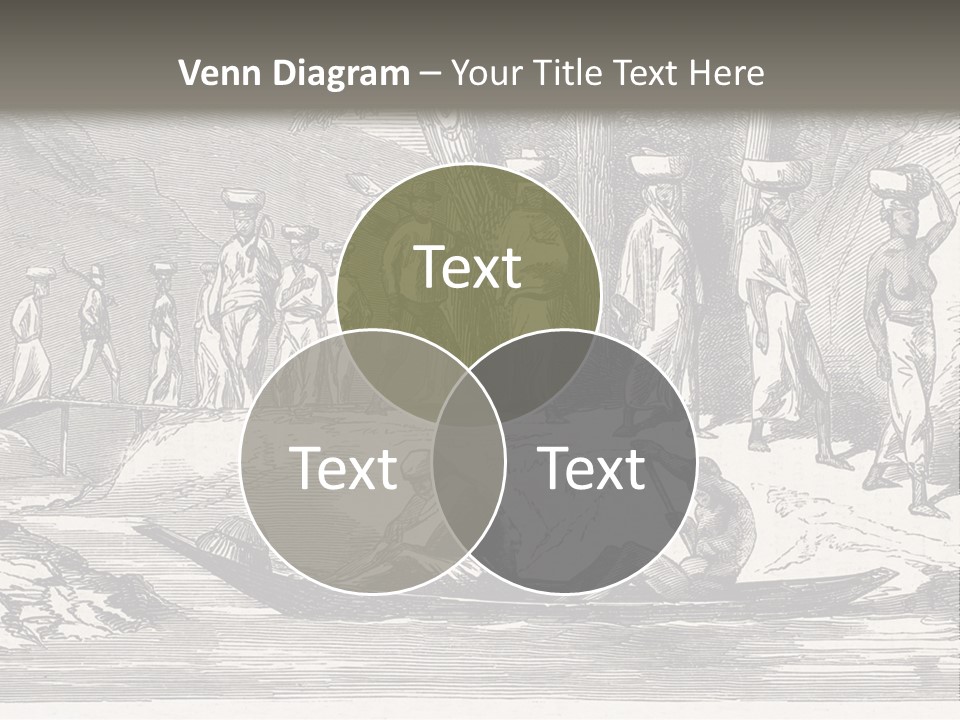 Revival Slavery Illustrated PowerPoint Template