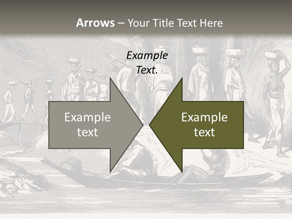 Revival Slavery Illustrated PowerPoint Template