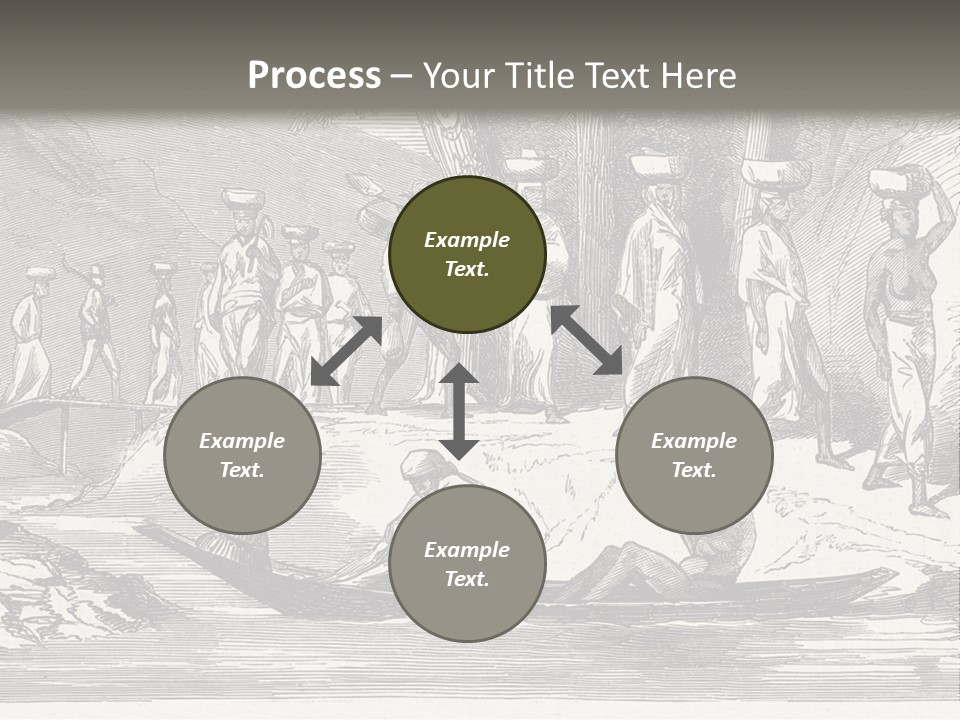Revival Slavery Illustrated PowerPoint Template