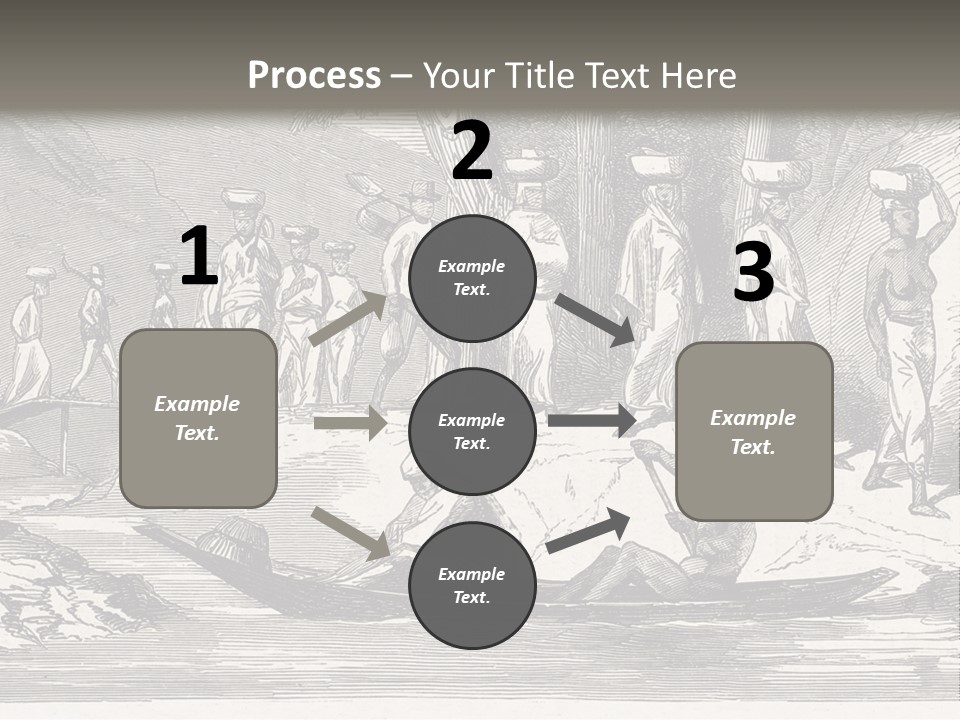 Revival Slavery Illustrated PowerPoint Template