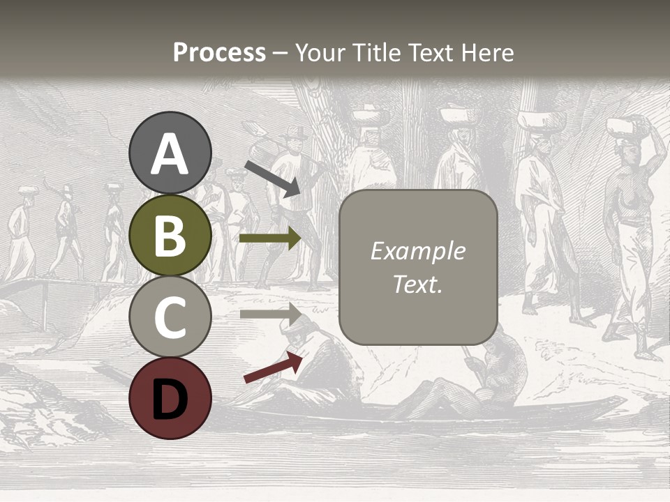 Revival Slavery Illustrated PowerPoint Template