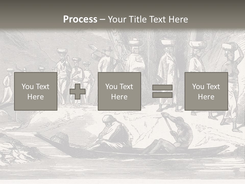 Revival Slavery Illustrated PowerPoint Template