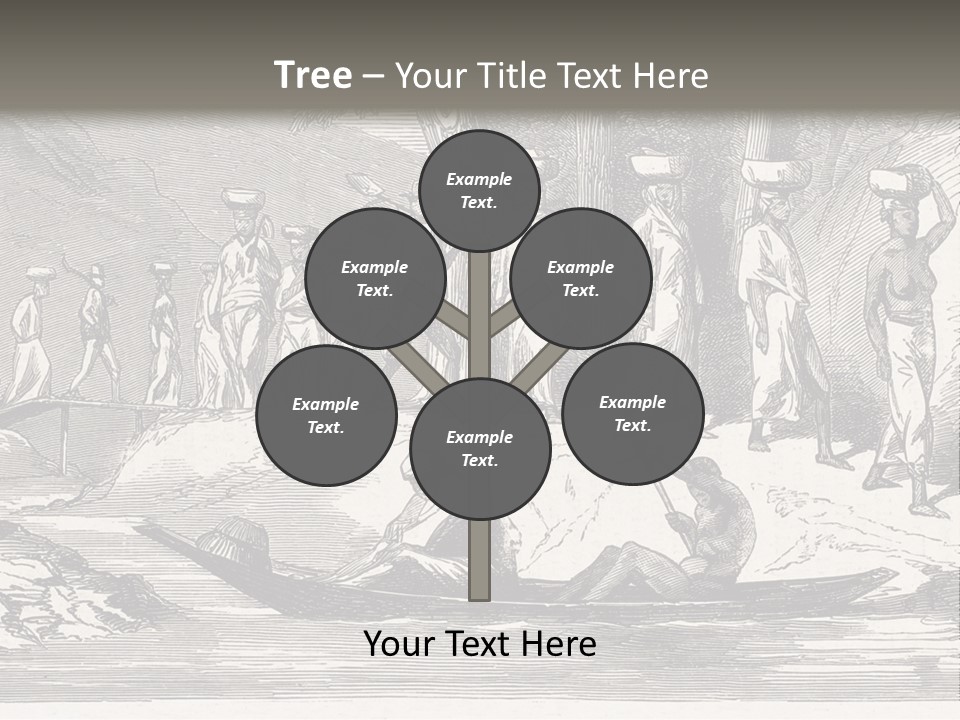 Revival Slavery Illustrated PowerPoint Template