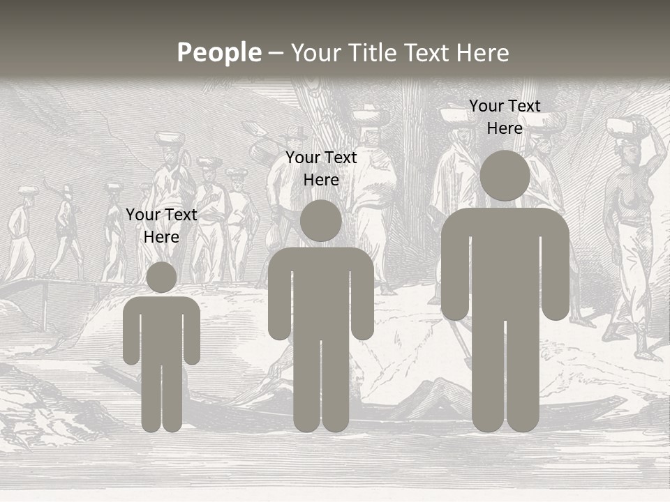 Revival Slavery Illustrated PowerPoint Template