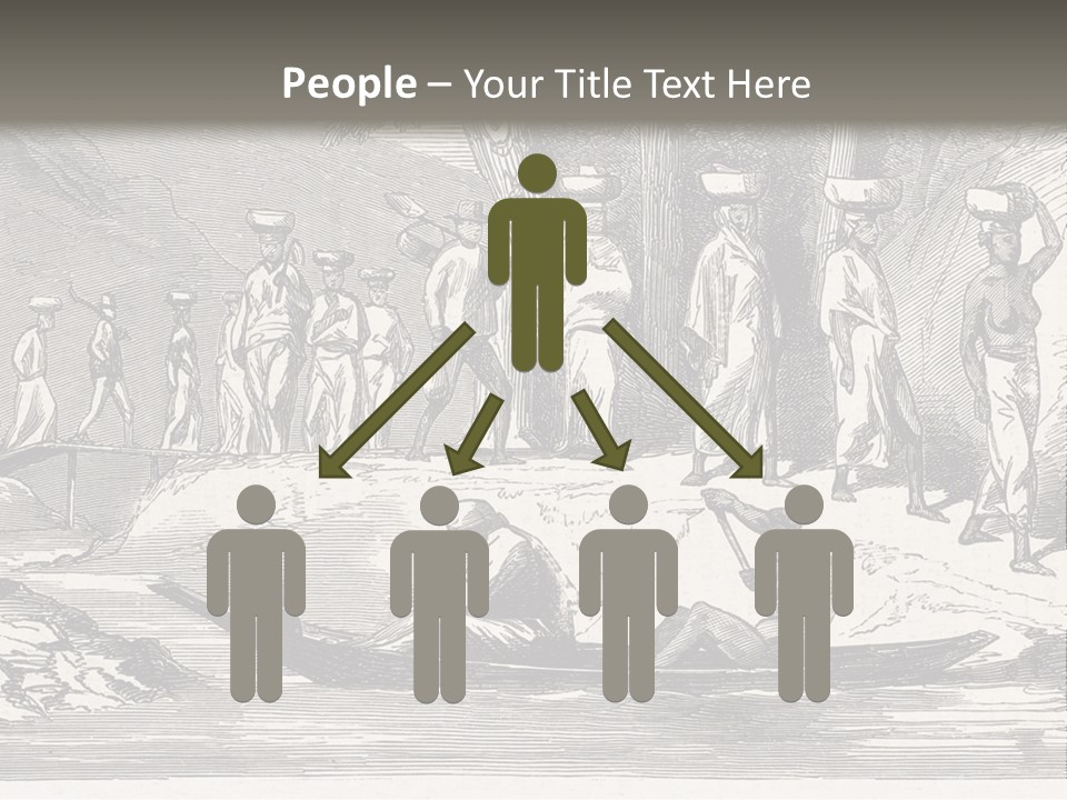 Revival Slavery Illustrated PowerPoint Template