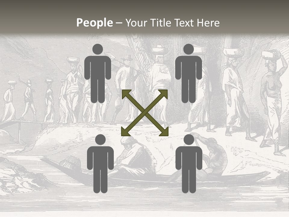 Revival Slavery Illustrated PowerPoint Template