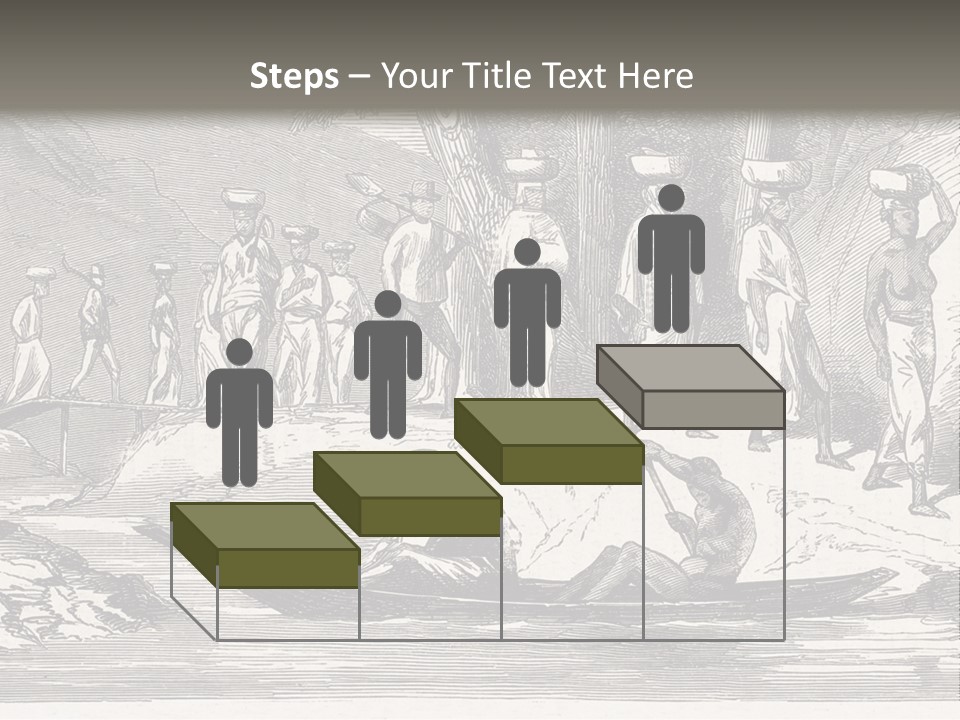 Revival Slavery Illustrated PowerPoint Template