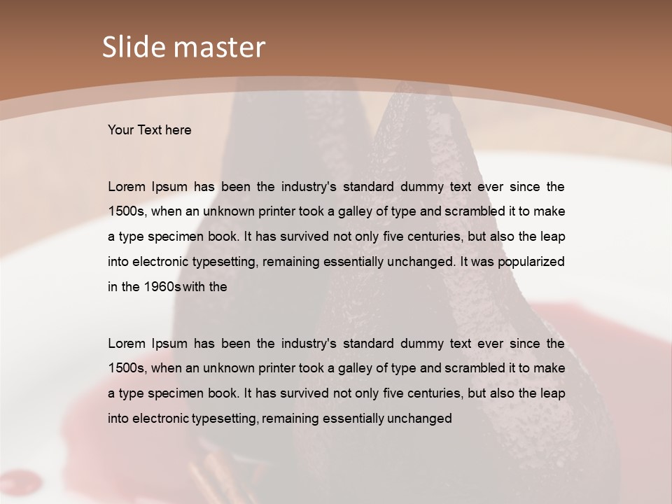 Anise Glaze Sauce PowerPoint Template