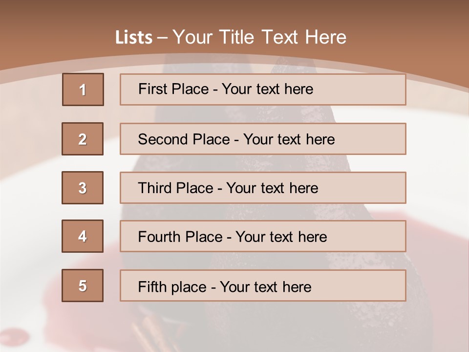 Anise Glaze Sauce PowerPoint Template