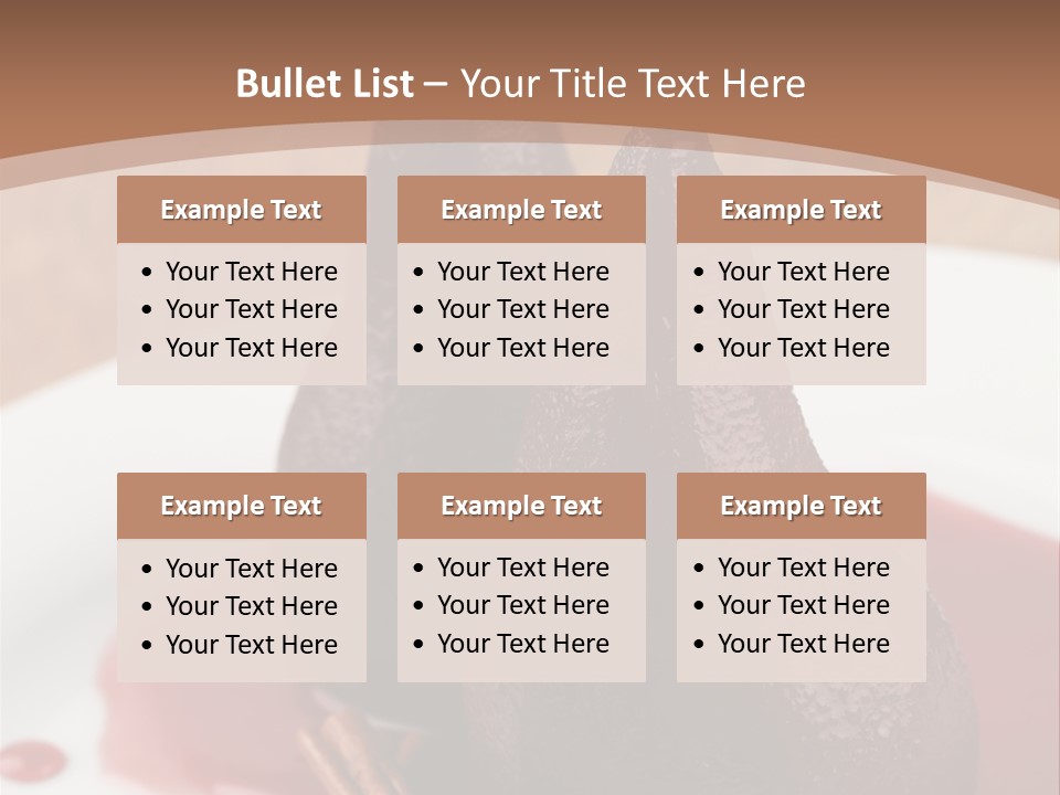 Anise Glaze Sauce PowerPoint Template