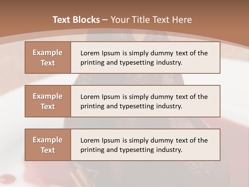 Anise Glaze Sauce PowerPoint Template