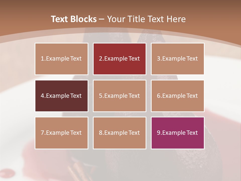 Anise Glaze Sauce PowerPoint Template