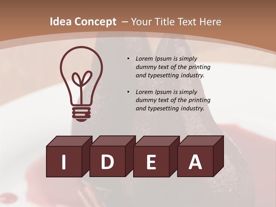 Anise Glaze Sauce PowerPoint Template