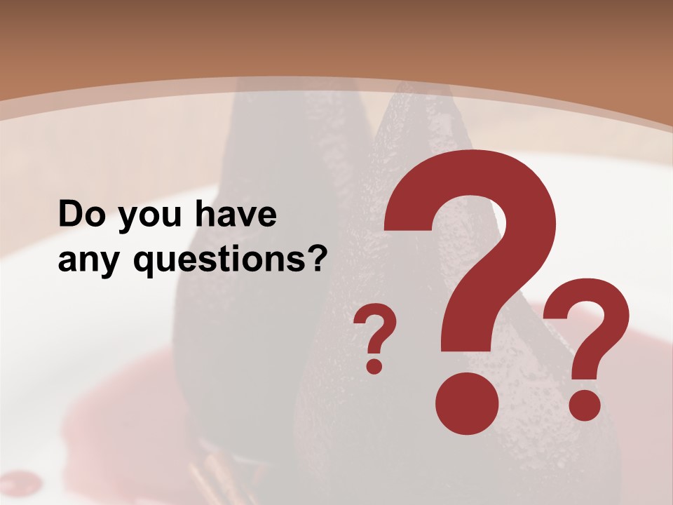 Anise Glaze Sauce PowerPoint Template