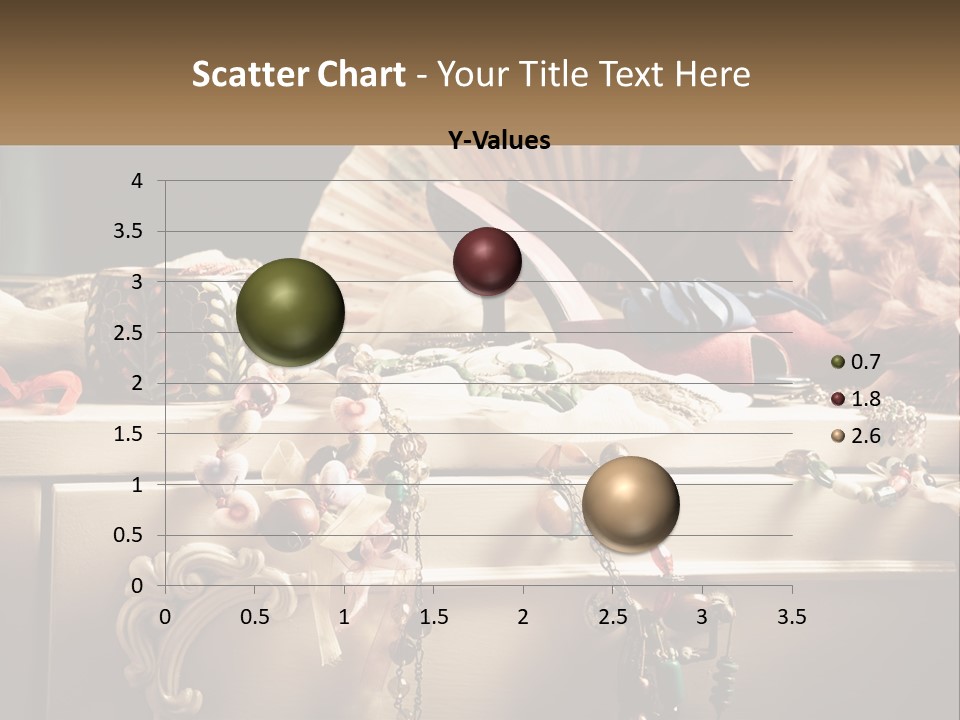 Feathers Earrings Commode PowerPoint Template